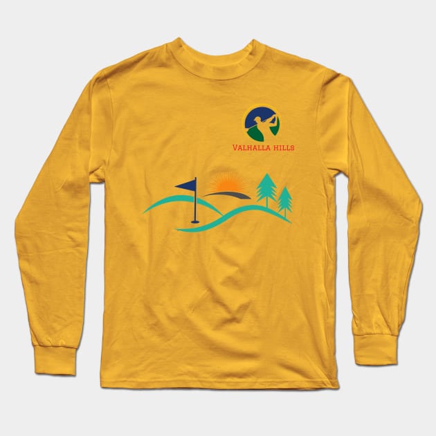 Valhalla hills Long Sleeve T-Shirt by Benjamin Customs